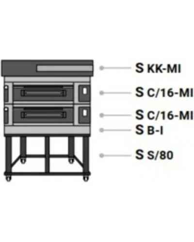Піч для піци S120E Icon 2/S (Moretti Forni)