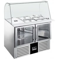 Саладетта PREMIUM - 0,9 x 0,7 - 2 скляних дверей GGM Gastro