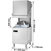Посудомиючна машина купольна 7,1 kW - GGM Gastro