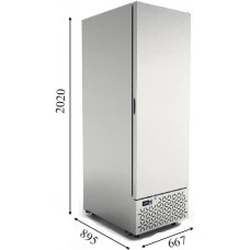 GELOBOX INOX Морозильна шафа з глухими дверима CRYSTAL S.A. Греція