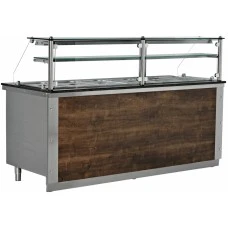 Теплова вітрина 2,1 м - 6x GN 1/1 GGM Gastro