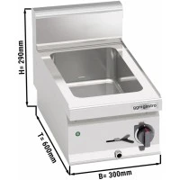 Марміт Bainmarie електричний 1xGN3/4 GGM Gastro
