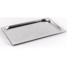 Гастроємність перфорована н/с AISI 304 без ручок 1/1x20mm, ? 3 mm