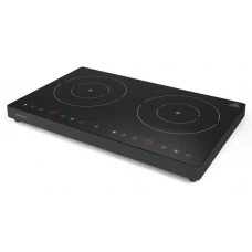Плита індукційна подвійна чорний Line - 230V / 3500W - 608x370x(H)61 mm