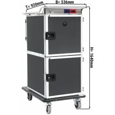 Банкетний візок з хололодом та теплом - 2x 6x GN 1/1 GGM Gastro