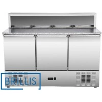 Стіл для піци холодильний тридверний BRILLIS PS903