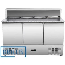 Стіл для піци холодильний тридверний BRILLIS PS903