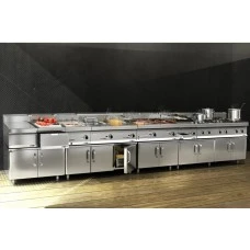 Поверхня жарова електрична - рифлена (4 кВт) GGM Gastro