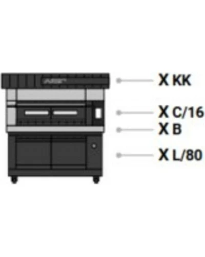 Піч для піци X100E 1/L (Moretti Forni)