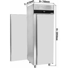 Морозильна шафа - 0,7 x 0,81 m - 700 Л - 1 двері vorne та 1 Tür hinten GGM Gastro