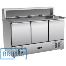 Стіл для піци холодильний тридверний BRILLIS PS903