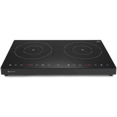 Плита індукційна подвійна чорний Line - 230V / 3500W - 608x370x(H)61 mm