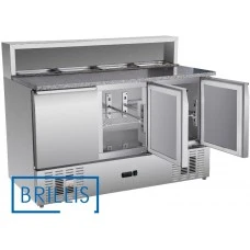 Стіл для піци холодильний тридверний BRILLIS PS903