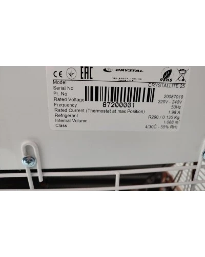CRYSTALLITE 25 (1050л) Морозильна бонета CRYSTAL S.A. Греція