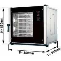 Пароконвектомат кондитерський 6x EN 400 x 600 GGM Gastro