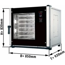 Пароконвектомат кондитерський 6x EN 400 x 600 GGM Gastro