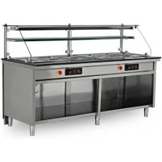 Теплова вітрина 2,1 м - 6x GN 1/1 GGM Gastro