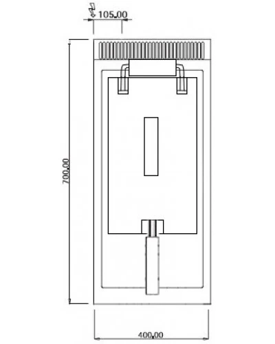 Фритюрниця електрична - 10 Л (9 kW) GGM Gastro