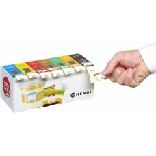 Набір багаторазових етикеток для харчових продуктів на кожен день з дозатором, HENDI, 240x80x(H)100 мм