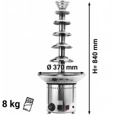 Шоколадний фонтан - 6 рівня- H 84 cm GGM Gastro