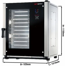 Пароконвектомат 20 x GN1/1, 10 x GN2/1 GGM Gastro