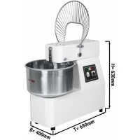 Тістоміс (об`єм: 22 л/18 кг-2 швидкості) 400 B GGM Gastro