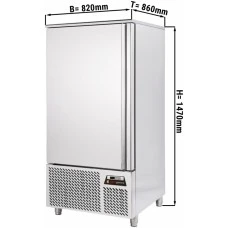 Камера шокової заморозки - 10x EN 600 x 400 мм (1750 Вт) GGM Gastro