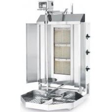 Гриль для шаурмі Profi Line, газовий - 3 пальники
