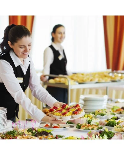 Сервірувальний візок – 1,0 м - з 2x рівнем GGM Gastro