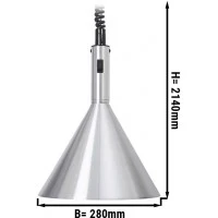 Підігрівач їжі / Лампа підігрівальна - Ø 280 mm - aluminium GGM Gastro