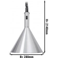 Підігрівач їжі / Лампа підігрівальна - Ø 280 mm - aluminium GGM Gastro