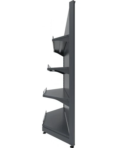 Торговий стелаж TSKV-2 (1650х1200) кутовий внутрішній