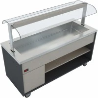 Теплова витрина - 1,9 x 0,8 m - 5x GN 1/1 GGM Gastro