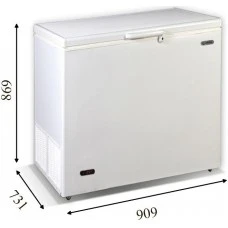 IRAKLIS 26 (240 л), Морозильна скриня (лар) з глухою кришкою, ТМ CRYSTAL, Греція