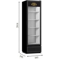 CR 450 SZ Холодильна шафа з одними дверима для зберігання пива CRYSTAL S.A. Греція