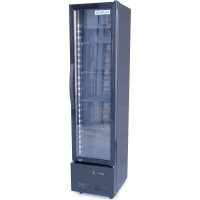 Шафа холодильна для напоїв GoodFood BC160NBB2LED чорна-чорна