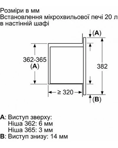 Мікрохвильова піч вбудована Bosch - BEL623MD3