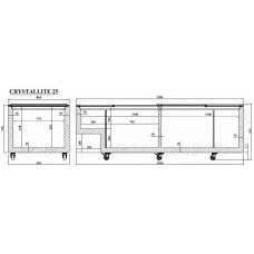 CRYSTALLITE 25 (1050л) Морозильна бонета CRYSTAL S.A. Греція