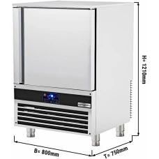 Камера шокової заморозки - 7x GN 1/1 + EN 400 x 600 mm GGM Gastro
