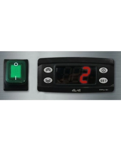Саладетта PREMIUM - 1,37 x 0,7 m - 3 скляних дверей GGM Gastro