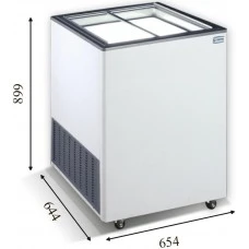 EKTOR 16 SGL (172л) Морозильна скриня з прямим склом CRYSTAL S.A. Греція
