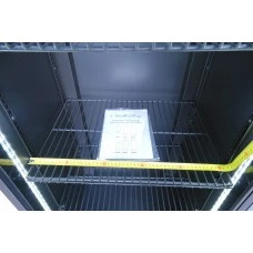 Шафа холодильна для напоїв GoodFood BC360BB2LED чорна-чорна