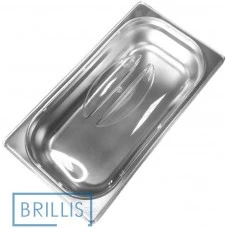Кришка гастроємності BRILLIS із полікарбонату GN 1/3, прозора купольна