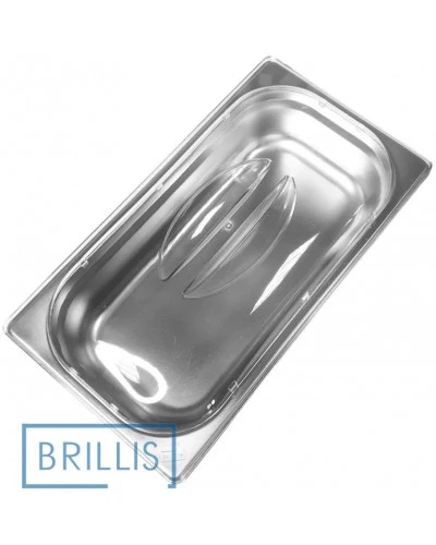 Кришка гастроємності BRILLIS із полікарбонату GN 1/3, прозора купольна