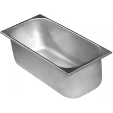 Кювета для морозива з нержавіючої сталі, 5 л, 360x250x(H)80 мм