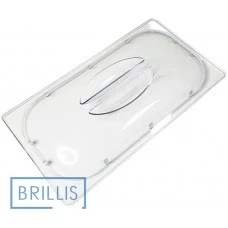 Кришка гастроємності BRILLIS із полікарбонату GN 1/3, прозора купольна