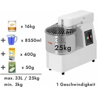 Тістоміс 33 літри / 25 kg - 230 В GGM Gastro