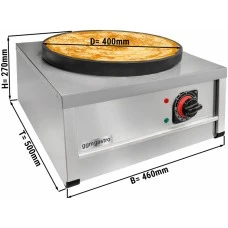 Апрат для выпікання млинців - Ø 40 cm GGM Gastro