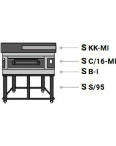 Піч для піци S120E Icon 1/S (Moretti Forni)