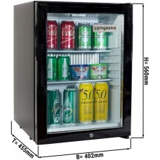 Холодильник барний - 1 скляні двері - geräuscharm та abschließbar GGM Gastro
